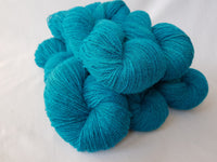 Mynydd Iâ hand dyed Welsh 4ply yarn, Welsh Mule and Welsh Bluefaced Leicester