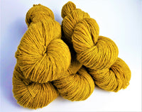 Aur hand dyed Welsh DK yarn, Welsh Mule and Welsh Bluefaced Leicester