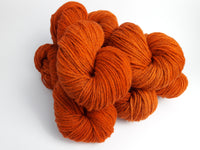 Fflâm hand dyed Welsh DK yarn, Welsh Mule and Welsh Bluefaced Leicester