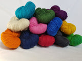 4ply yarn miniskein, 20g, hand dyed Welsh Mule and Welsh Bluefaced Leicester yarn