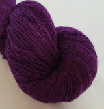 Coron hand dyed Welsh 4ply yarn, Welsh Mule and Welsh Bluefaced Leicester