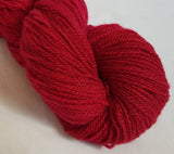 Draig hand dyed Welsh 4ply yarn, Welsh Mule and Welsh Bluefaced Leicester
