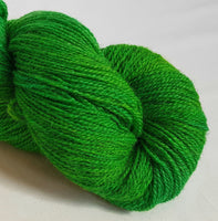Gwanwyn hand dyed Welsh 4ply yarn, Welsh Mule and Welsh Bluefaced Leicester