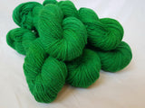 Gwanwyn hand dyed Welsh DK yarn, Welsh Mule and Welsh Bluefaced Leicester