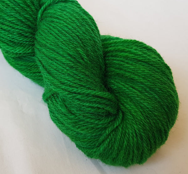 Gwanwyn hand dyed Welsh DK yarn, Welsh Mule and Welsh Bluefaced Leicester