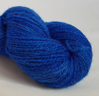 Lagŵn hand dyed Welsh 4ply yarn, Welsh Mule and Welsh Bluefaced Leicester