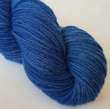 Lagŵn hand dyed Welsh DK yarn, Welsh Mule and Welsh Bluefaced Leicester
