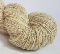 Naturiol undyed Welsh 4ply yarn, Welsh Mule and Welsh Bluefaced Leicester