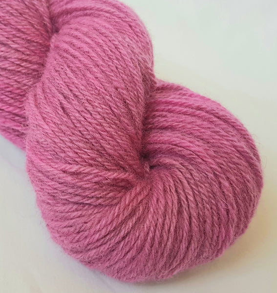 Rhosyn hand dyed Welsh DK yarn, Welsh Mule and Welsh Bluefaced Leicester