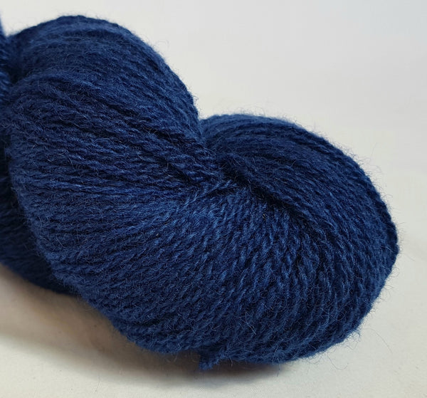 Saffir hand dyed Welsh 4ply yarn, Welsh Mule and Welsh Bluefaced Leicester